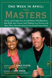 Cover of: One Week in April: The Masters