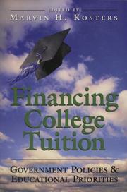 Cover of: Financing College Tuition by Marvin H. Kosters