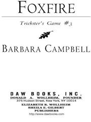 Front cover of Foxfire by Barbara Campbell