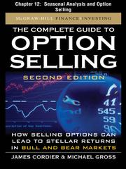Cover of: Seasonal Analysis and Option Selling