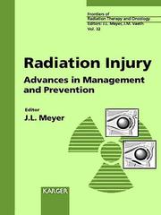 Cover of: Radiation Injury