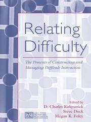 Cover of: Relating Difficulty by 