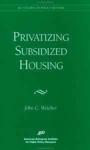 Cover of: Privatizing subsidized housing