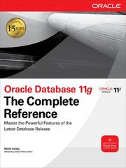 Cover of: Oracle Database 11g The Complete Reference by 