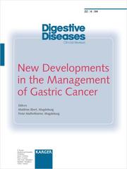 Cover of: New Developments in the Management of Gastric Cancer