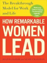 Cover of: How Remarkable Women Lead