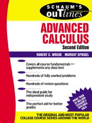 Advanced Calculus by Robert C Wrede