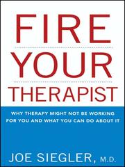 Cover of: Fire Your Therapist