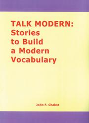 Cover of: Talk Modern: Stories To Build A Modern Vocabulary