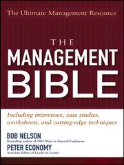 Cover of: The Management Bible