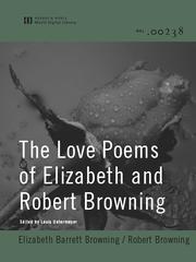 Cover of: The Love Poems of Elizabeth and Robert Browning