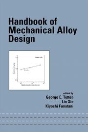 Cover of: Handbook of Mechanical Alloy Design