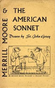 Merrill Moore and the American sonnet by Edward Gorey