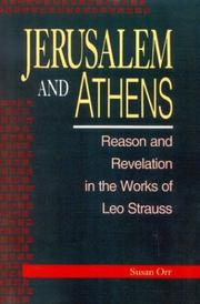 Cover of: Jerusalem and Athens by Susan Orr