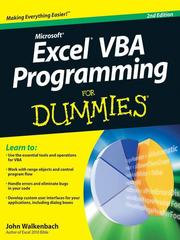 Excel VBA Programming For Dummies by John Walkenbach