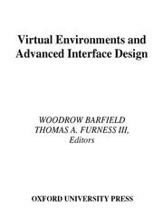 Cover of: Virtual Environments and Advanced Interface Design