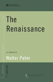Cover of: The Renaissance by 