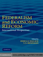 Cover of: Federalism and Economic Reform