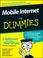 Cover of: Mobile Internet For Dummies