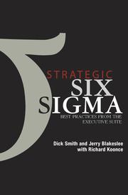 Cover of: Strategic Six Sigma