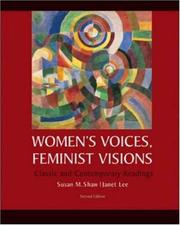 Cover of: Women's Voices, Feminist Visions by Susan  M. Shaw, Janet  Lee