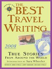 Cover of: The Best Travel Writing 2008
