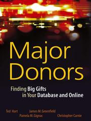 Front cover of Major Donors by Ted Hart