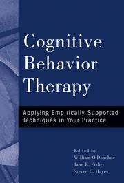 Cover of: Cognitive Behavior Therapy