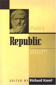 Cover of: Plato's Republic: Critical Essays (Critical Essays on the Classics , No 102)
