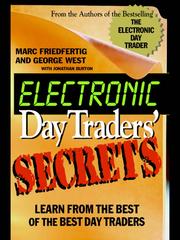 Front cover of Electronic Day Traders' Secrets by Marc Friedfertig