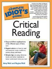 Cover of: The Complete Idiot's Guide to Critical Reading
