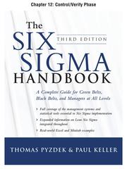 Cover of: The Control / Verify Phase