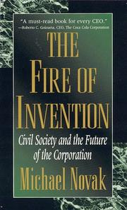 Cover of: The fire of invention | Novak, Michael.