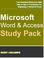 Cover of: Microsoft Word & Access Study Pack