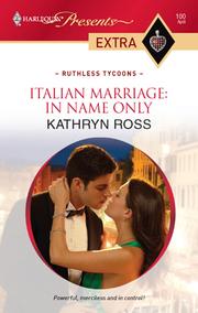 Cover of: Italian Marriage: In Name Only