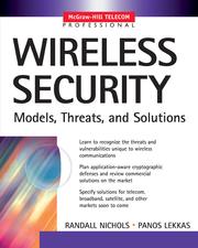 Cover of: Wireless Security