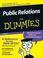 Cover of: Public Relations For Dummies