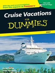 Cover of: Cruise Vacations For Dummies 2007