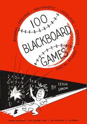 100 blackboard games by Leslie Landin