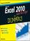 Cover of: Excel 2010 Just the Steps For Dummies®