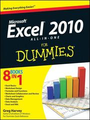 Cover of: Excel® 2010 All-in-One For Dummies®