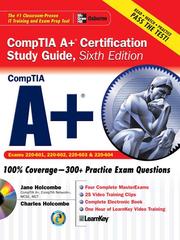 Cover of: CompTIA A+&#174 Certification Study Guide