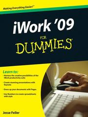Cover of: iWork '09 For Dummies®