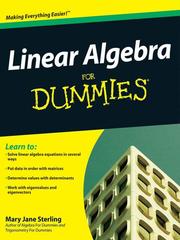 Cover of: Linear Algebra For Dummies