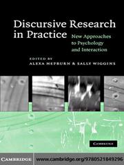 Cover of: Discursive Research in Practice