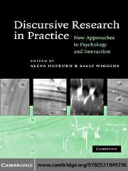 Cover of: Discursive Research in Practice by 