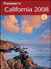 Cover of: Frommer's California 2008