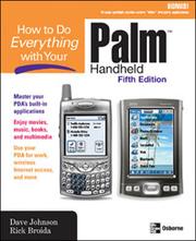 How to Do Everything with Your PalmTM Handheld