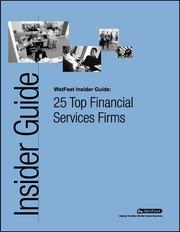 Cover of: 25 Top Financial Services Firms