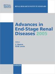 Cover of: Advances in End-Stage Renal Diseases 2005